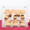 Hot selling Acrylic Instert Tray Bakery Display Showcase with Rear Doors