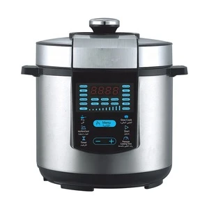 Hot selling cooking appliance 6l cheap intelligent customized steel electric pressure cooker