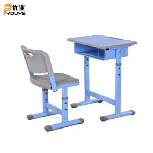 Hot Selling Height Adjustable School Set /school student desk and chair