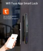 Hot Selling Luxury Digital Door Viewer Monitoring Zinc Alloy Smartphone Tuya Wi-Fi App Smart Fingerprint Door Lock Anti-theft