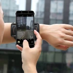 Hot selling Sport fitness rotatable Adjustable strap Flexible Armband phone holder silicone running arm band phone holder