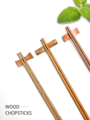 Hot Selling Wholesale Simple Practical Reusable Environment Friendly Bamboo wooden Chopsticks