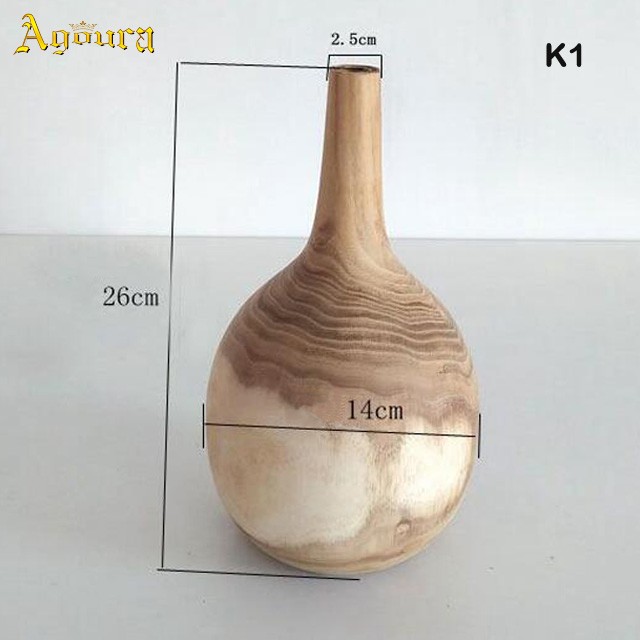 Hot-selling Wooden Vase Customized Logo