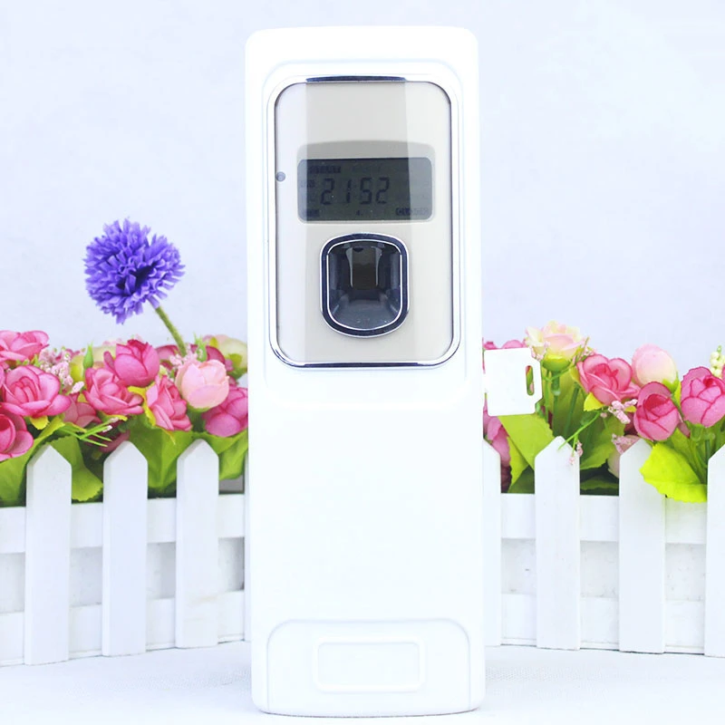 Hotel bar digital room deodorizer machines lcd automatic spray perfume aerosol dispenser for air fragrance