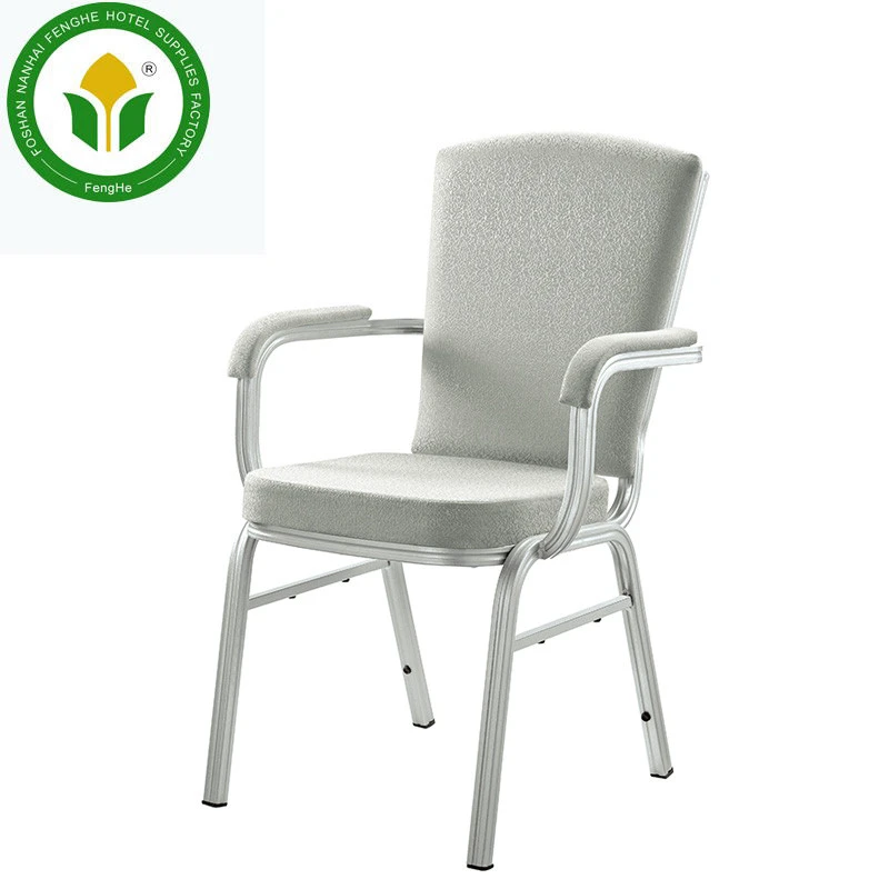 Hotel dining hall cheap wedding chair stackle metal banquet chair party dining chair