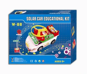 hot&new solar car educational kit plastic solar toys