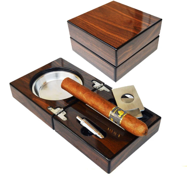 HQX-YH01 HongQiang Factory direct living room  folding cigar ashtray accessories