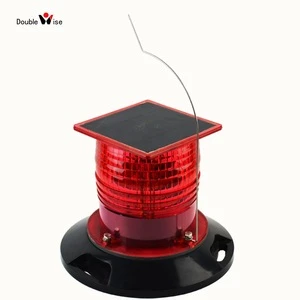 ICAO FAA Portable Tower Aviation Obstacle Solar Powered Obstruction Light