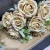 Import IFG factory direct 7 head wedding fabric flower silk rose bush from China