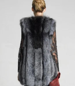 In 2019 the new winter fur coat Faux Fur Vest