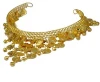 indian wholesale jewelry boho coin tassel headpiece gold metal headband belly dance head band hair jewelry indian jewelry
