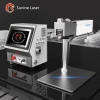 Industrial Machinery Equipment Manufacturer Disconnect-type China Oem Cheapest 20w Full Automatic Fiber Laser Marking Machine