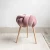 Import Ins Hot Sales Pink Velvet Knot Stool Handmade Knitted Foot Stool from China
