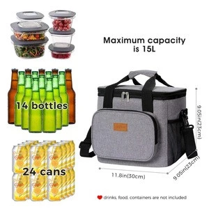 insulated food cooler bag,quality bottle isothermal bag
