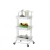 Import IYANEN 3 tier rolling utility cart with handle Plastic multi-purpose trolley makeup cart organizer craft art cart from China