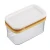 Import Japanese butter cutting case rectangle serving food storage container from Japan