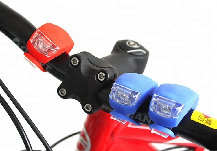 Jutien Amazon Small Wholesale Silicone Bicycle Lights Cycling LED Flash Warning Light Bike Frame Lights Emergency Rear Tail Lamp
