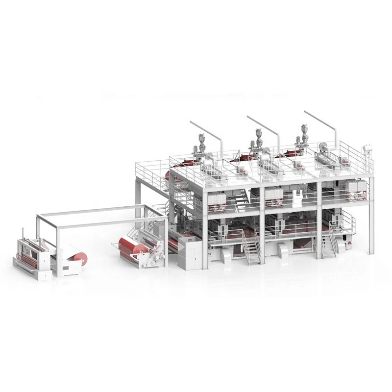 KH SSS  3200MM  4800MM PP Non Woven Fabric Making Machine Spunbond nonwoven production line