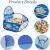Import Kids Ball Pit Pop Up Children Play Tent, Toddler Ball Ocean Pool Baby Crawl Playpen with Basketball Hoop Balls Not Included from China