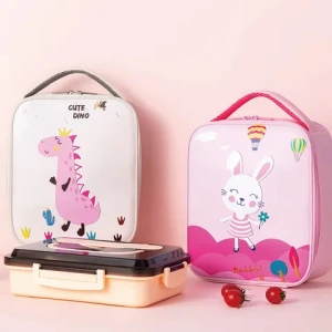 Kids Lunch Cooler Bag Lovely Carton Japan Korea School Students Girls Boys Lunch Bag Thermal Insulated Cooler Lunch Bag