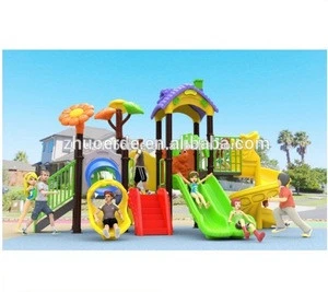 Kids play centre outdoor playground plastic slides