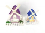 Kids Room Decor  for Girls Birthday Gift paper windmill with light decoration
