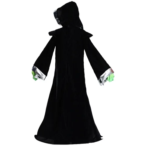 Buy Kids Scary Deep Space Alien Lord Cosplay Robe Hooded Outfit ...