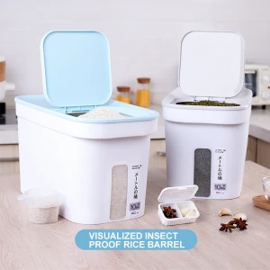 Kitchen Plastic Dry Rice Storage Box