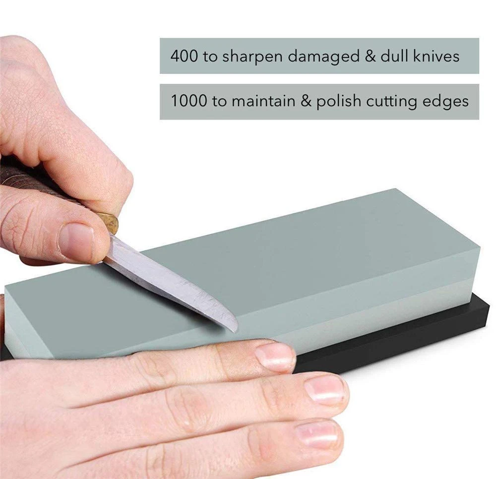 knife sharpening stone 2 side grit 1000/6000 stone knife sharpener