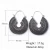 Import Korean new product moonstone hoop earrings jewelry for party from China