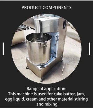 100l Stainless Steel Large Food Chapati Dough Mixing Machine Mixer Blender Commercial Mixer For Bakery