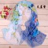 ladies fashion 100% summer silk scarf