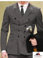 Latest OEM Business Men Custom woolen Tailor Suits from Steve & James