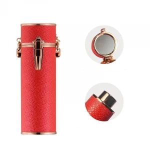 Latest popular high quality matte lipstick bag chain lipstick purse lipstick with mirror