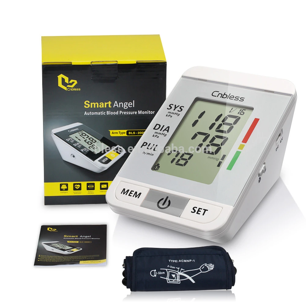 LCD Display Memory Accurate Wholesale Bluetooth Digital Arm Blood Pressure Monitor