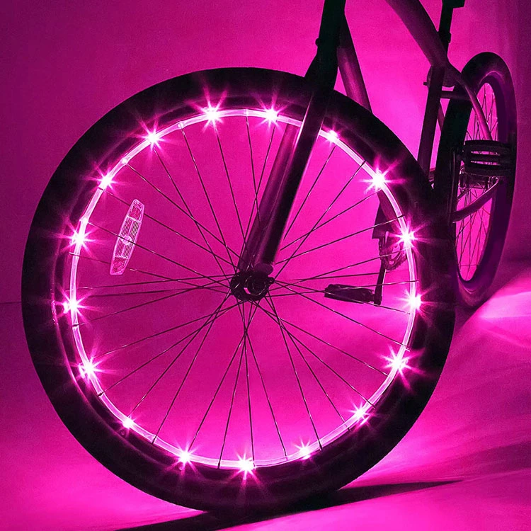 LED Bike accessories Wheel Lights USB Rechargeable Battery Strong Silicone Tube Cover Ultimate Safety Bicycle Wheel LED Light