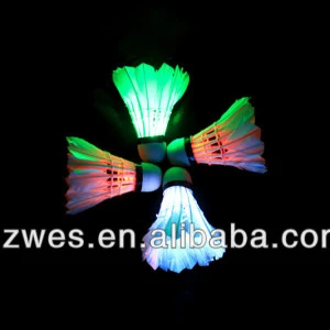 LED Flashing Colourful Badminton Shuttlecocks