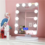 Led Hollywood Vanity Dressing Salon Mirror Cosmetic Table Makeup Mirror With Lights