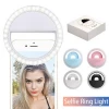 LED Selfie Light For Iphone XR XS 8 7 Ring Light Flash Lamp Selfie Ring Light Camera Photography For Samsung In Box DH03