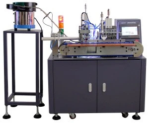 LESHIN BRAND 390F data cable making machine, automatic USB wire connector soldering machine