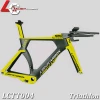 LightCarbon triathlon carbon bicycle frameset with BB386 for time trial and marathon