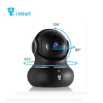 Littlelf Top CCTV Camera 1080P Wireless 3.6mm Night Vision Wifi IP Camera