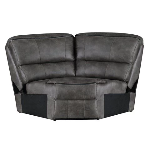 Living Room Modern Couch Sofa Air Leather Home Theater Recliner Sectional Sofa with Cup Holder and Storage Box