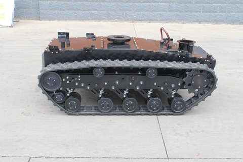Buy Lkt1500 Military Remote Control Robot Track Chassis Rubber Crawler ...