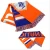Import Logo custom factory price 100 acrylic knitted football club scarf/knitted adult winter scarf from China
