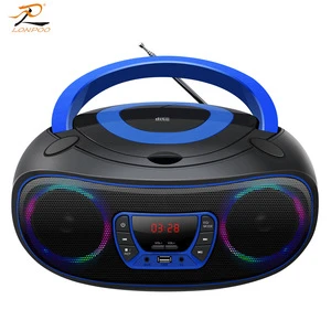 LONPOO new design portable CD boombox player with MP3 FM USB AUX BT