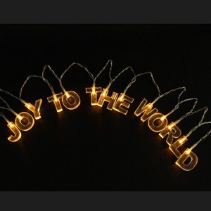 Low Price Decorative LED Alphabet String Lights Battery Operated LED Light String For Home Decoration LED Night Light