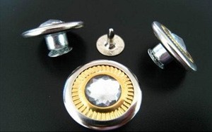 luggage parts Press studs and rivets neodymium Magnet button with strength magnet