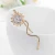Import LUOTEEMI Vintage Shiny 18K Champagne Gold Wholesale Women Head Hair Jewelry Princess Mini Wedding Bridal Tiara Hair Pins Clip from China