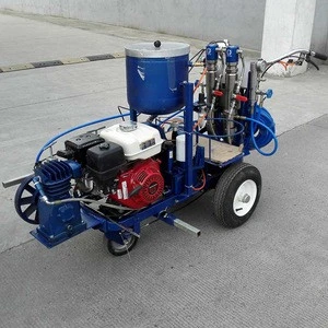 LUTENG high quality Traffic Paint Pavement Line Road Hand-push Cold Road Marking Paint Machine For Sale